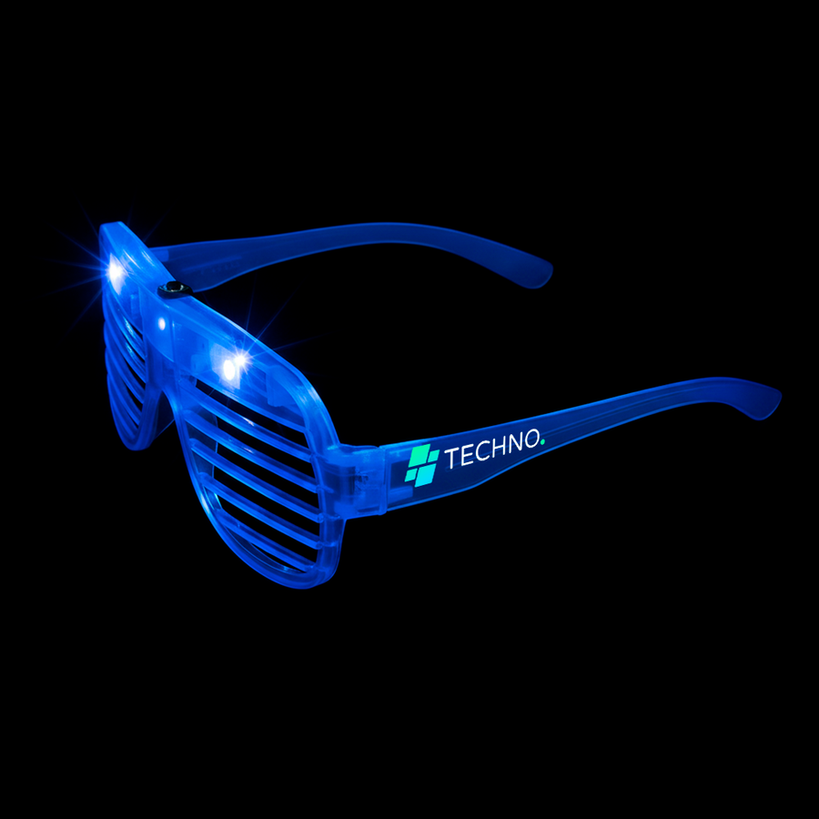 Light-Up LED Slotted Glasses - Imprint Now - NZ