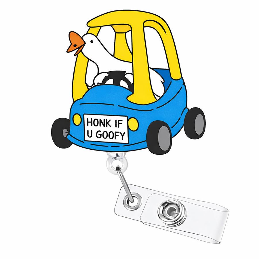 Custom Shape Acrylic Badge Reel - Imprint Now - NZ