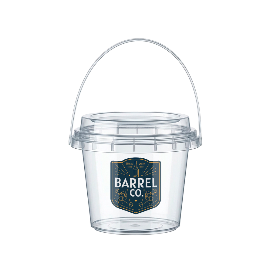 Premium Transparent Drink Buckets - Imprint Now - NZ