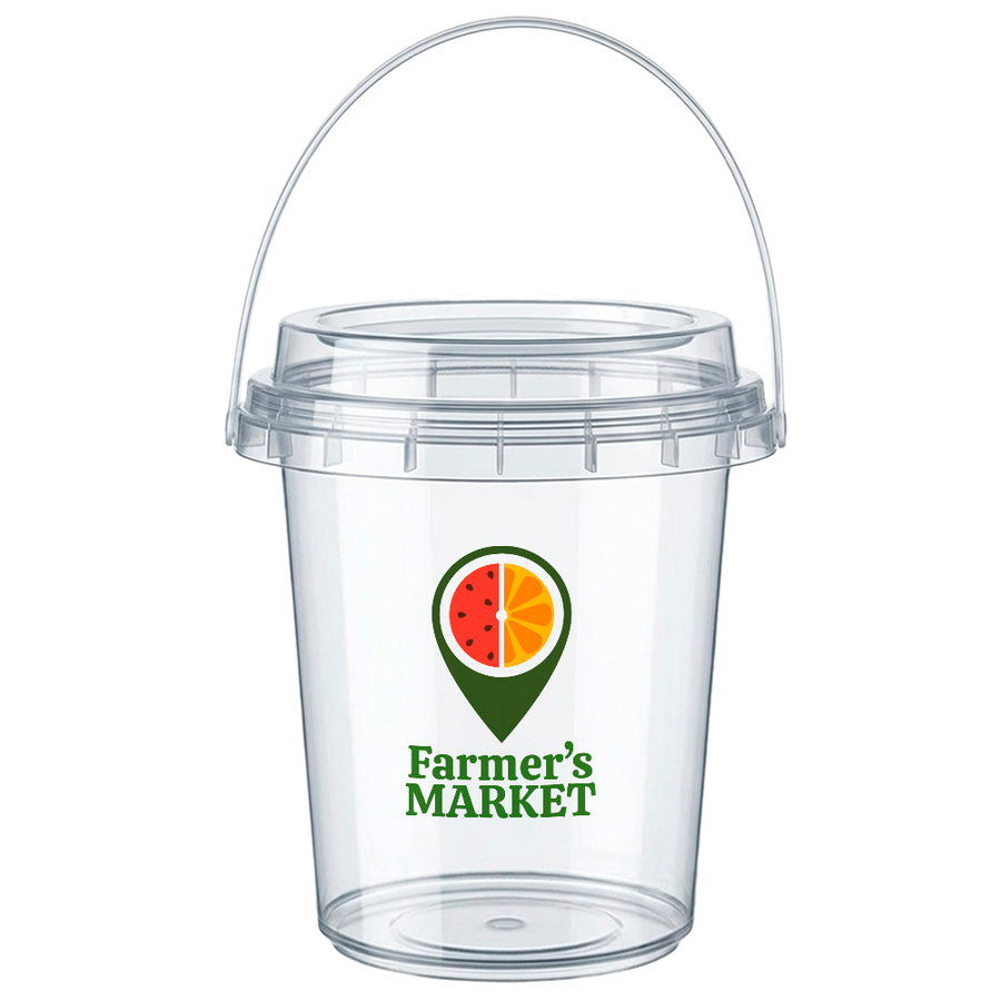 Premium Transparent Drink Buckets - Imprint Now - NZ