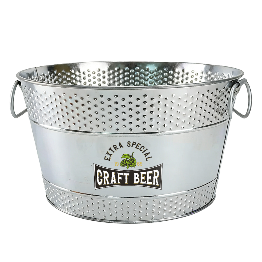 Galvanized Beverage & Ice Buckets - Imprint Now - NZ