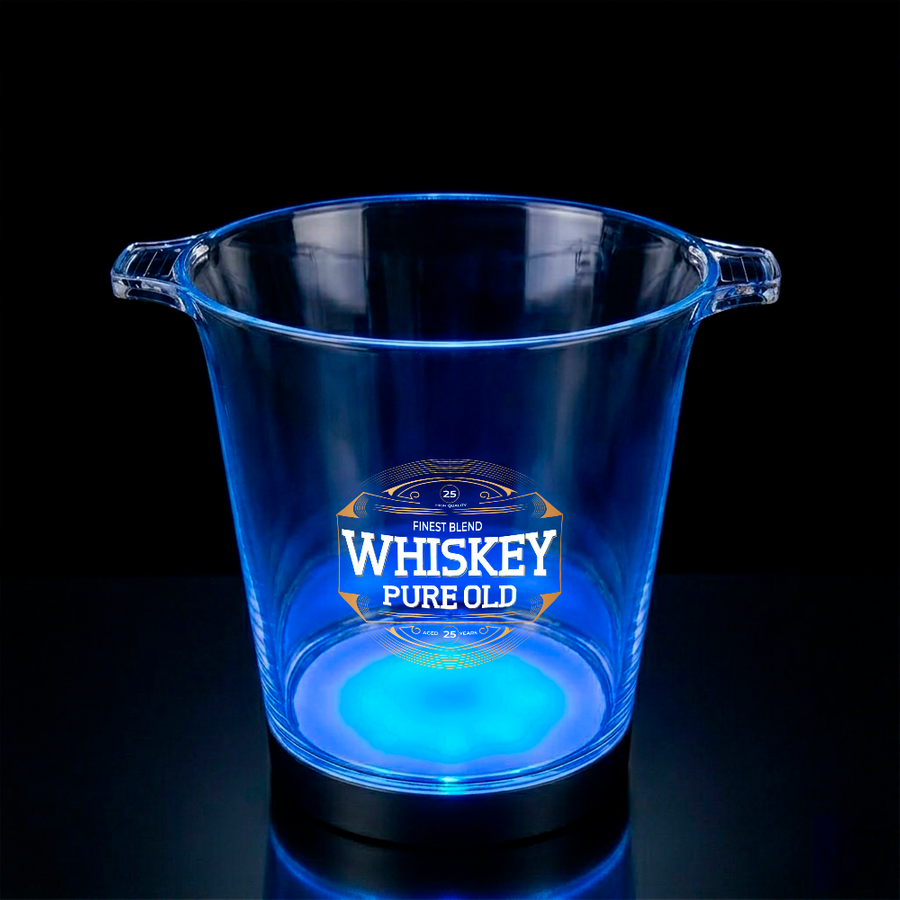 Multi-Colour Light-Up Drink Buckets - Imprint Now - NZ