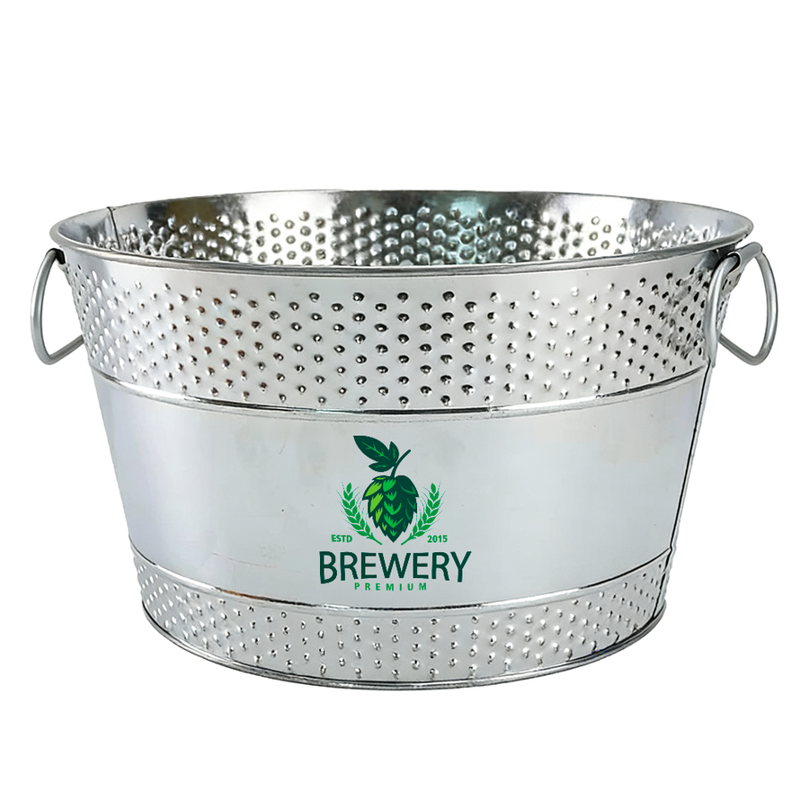 Galvanized Beverage & Ice Buckets - Imprint Now - NZ