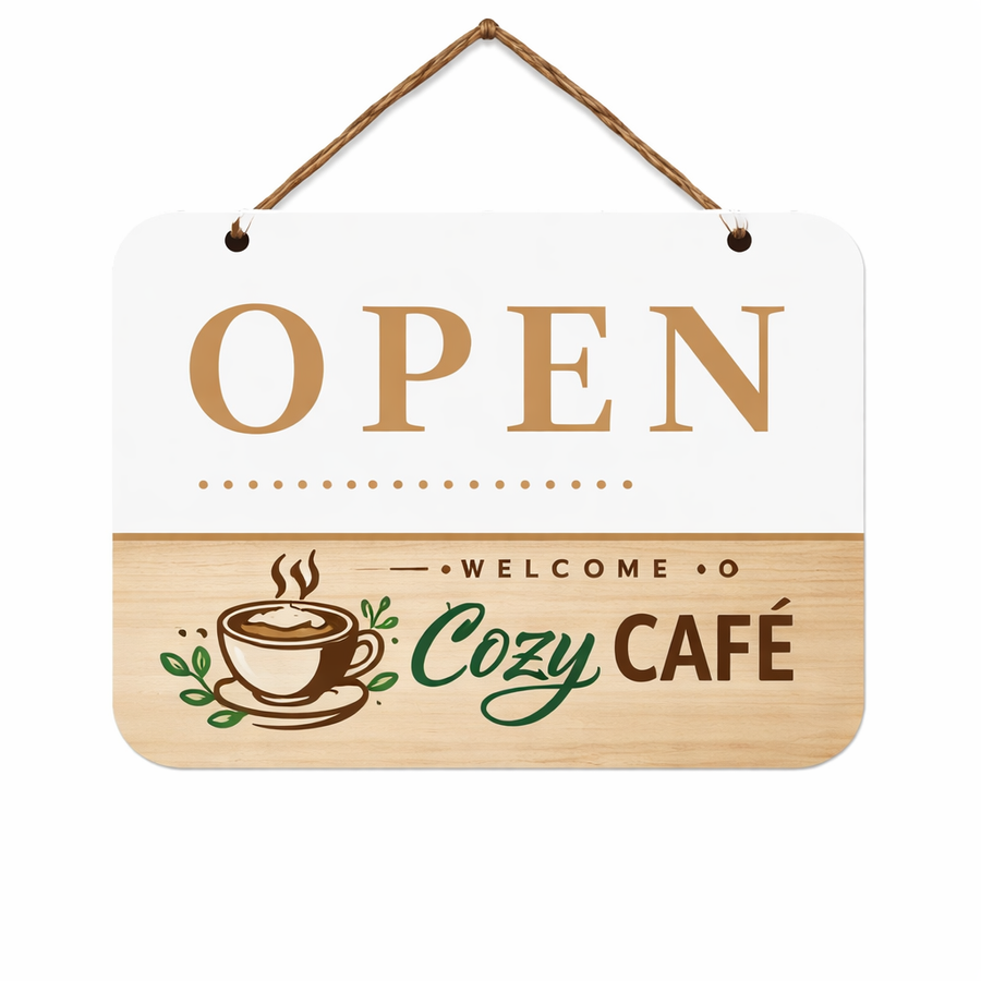 Plastic Hanging Door Signs - Imprint Now - NZ