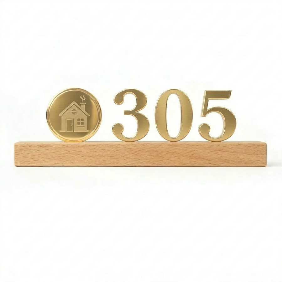 3D Wooden Door Signs - Imprint Now - NZ