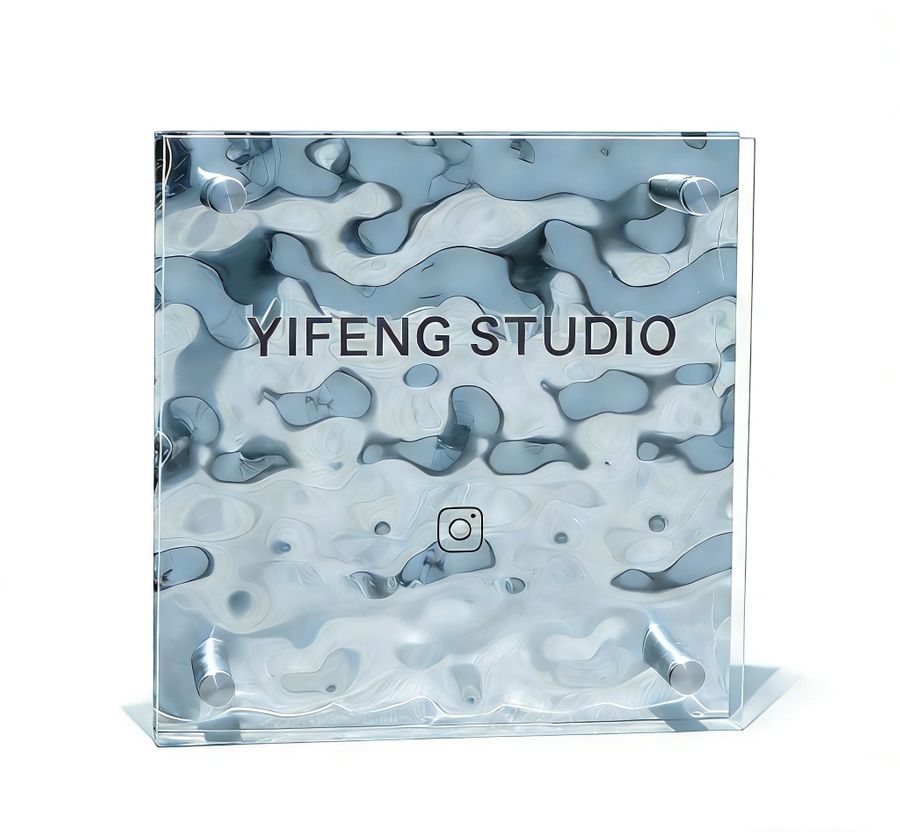 Ripple Texture Acrylic Door Signs - Imprint Now - NZ