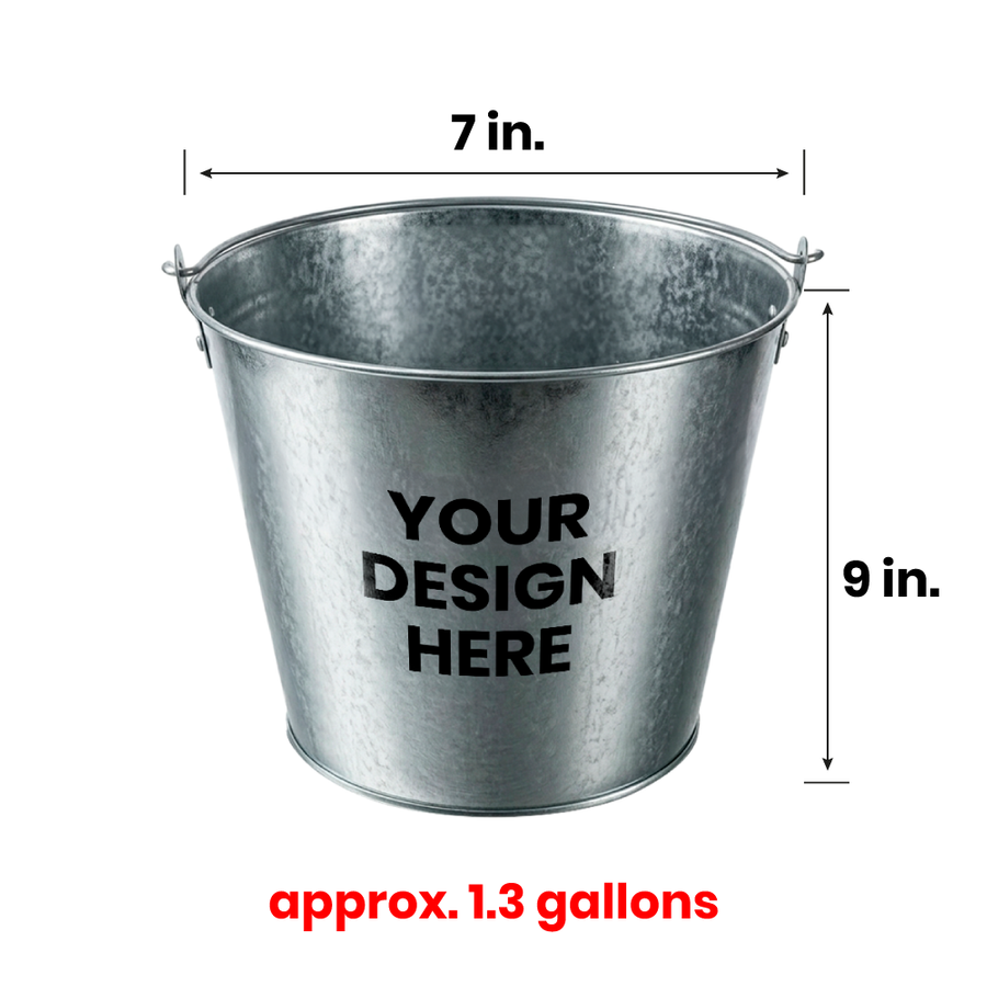 Tinplate Beer Buckets & Opener Combo - Imprint Now - NZ