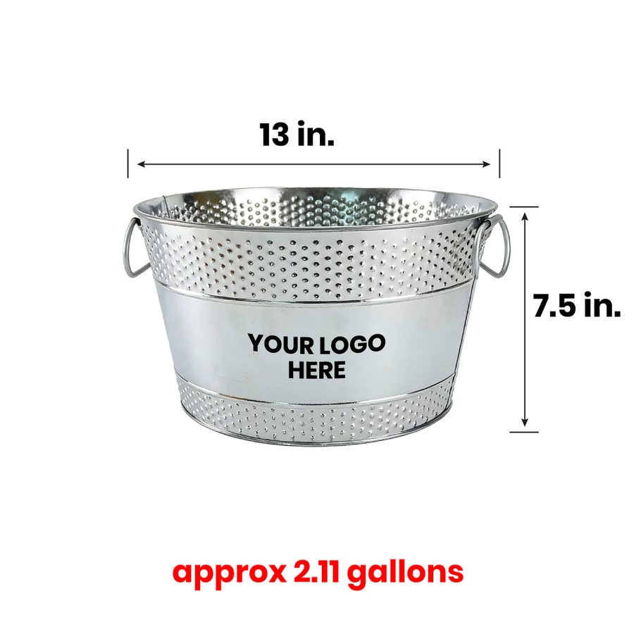 Galvanized Beverage & Ice Buckets - Imprint Now - NZ