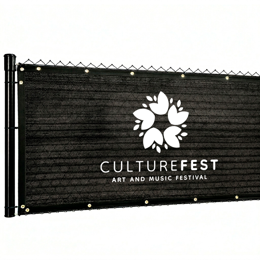 Custom 90% Blockage Fence Screen - Imprint Now - NZ