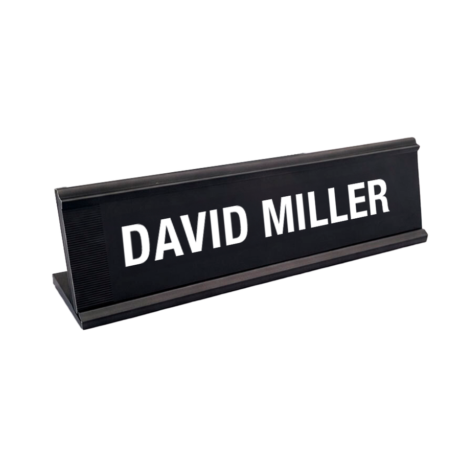 Metal Desktop Name Badge - Imprint Now - NZ