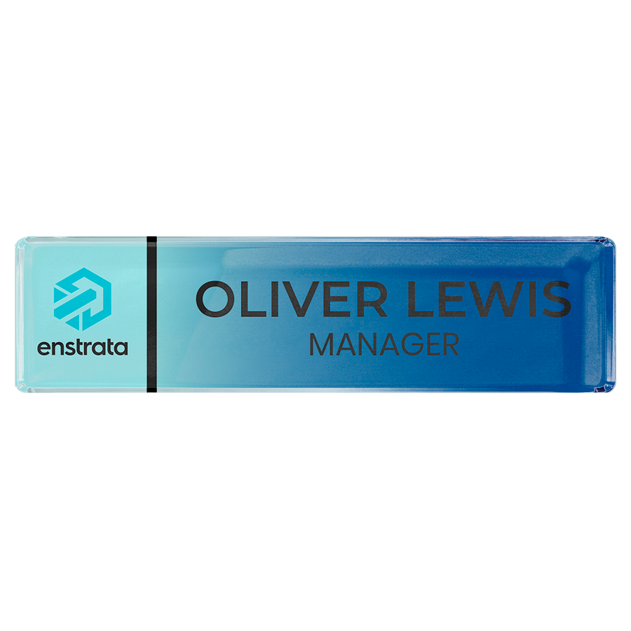 Acrylic Desktop Name Badges - Imprint Now - NZ