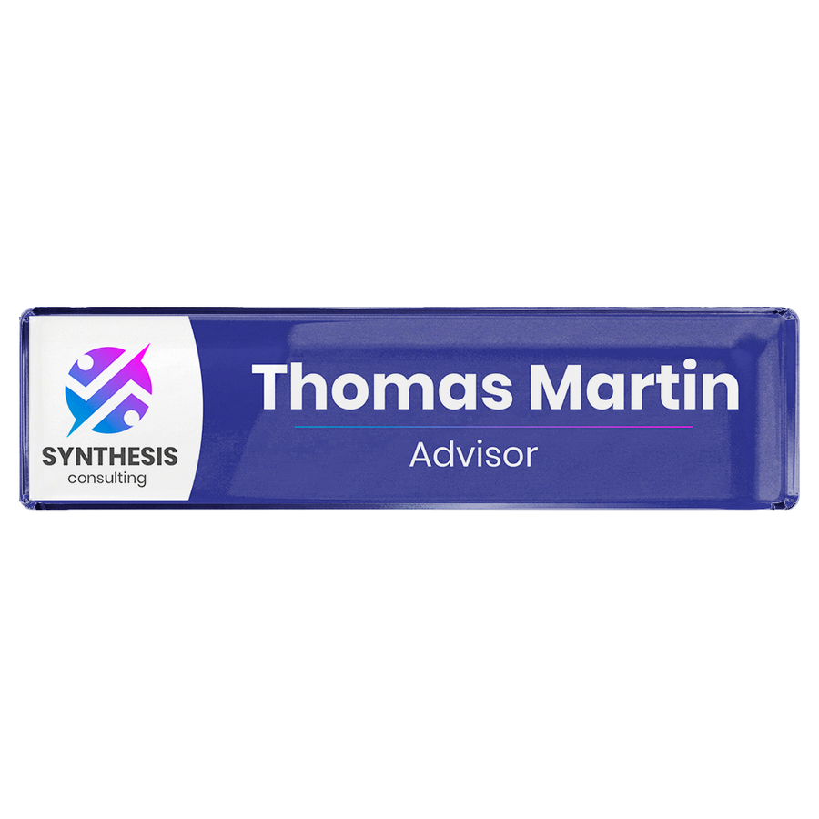 Acrylic Desktop Name Badges - Imprint Now - NZ