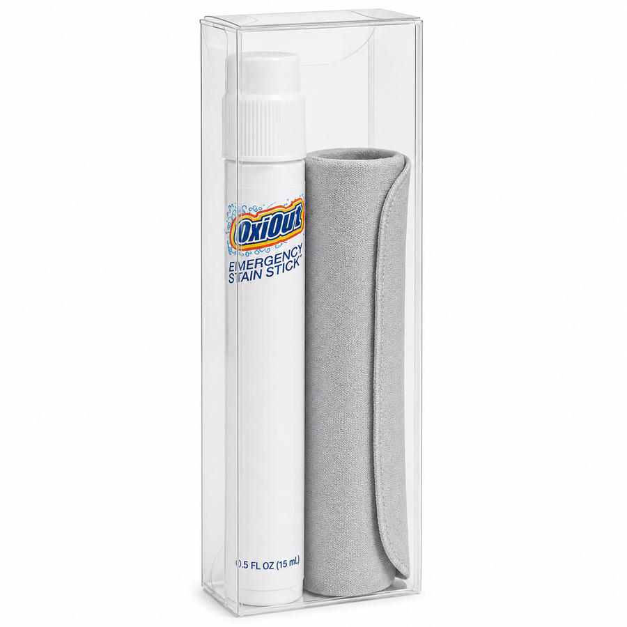 OxiOut Emergency Stain Stick Travel Kits with Premium Microfibre Cloths - Imprint Now - NZ