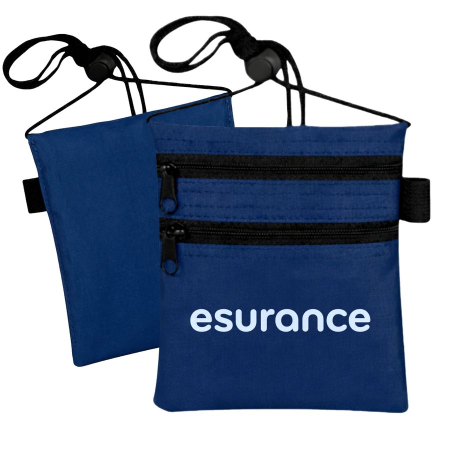 DualZip Neck Wallets - Imprint Now - NZ
