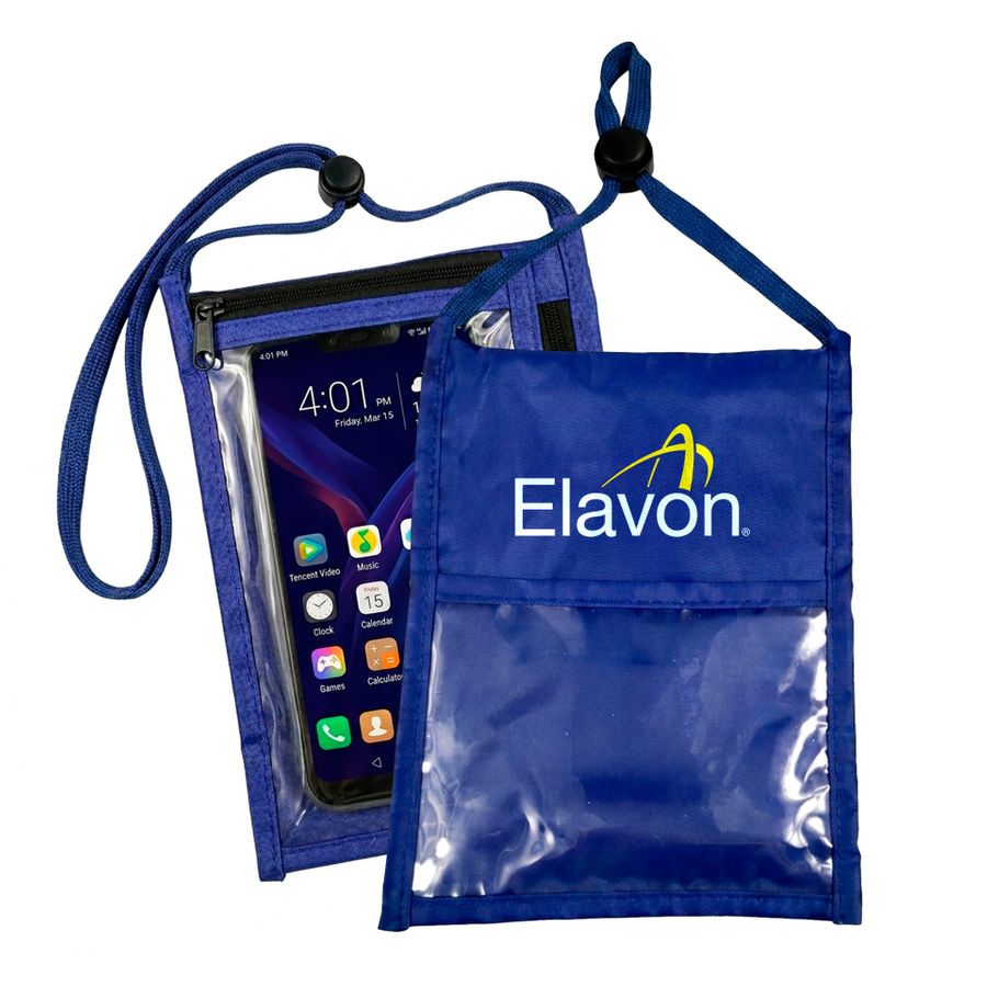 Phone Pocket Neck Wallets - Imprint Now - NZ