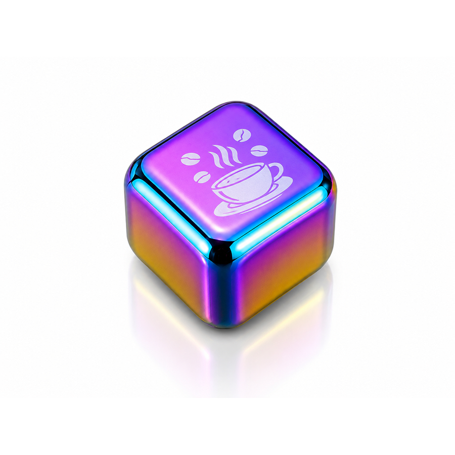 Rainbow Stainless Steel Ice Cubes - Imprint Now - NZ