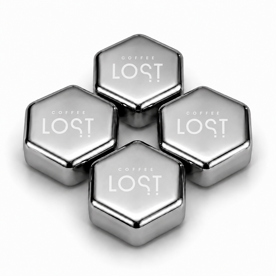 Hexagon Stainless Steel Ice Cubes - Imprint Now - NZ