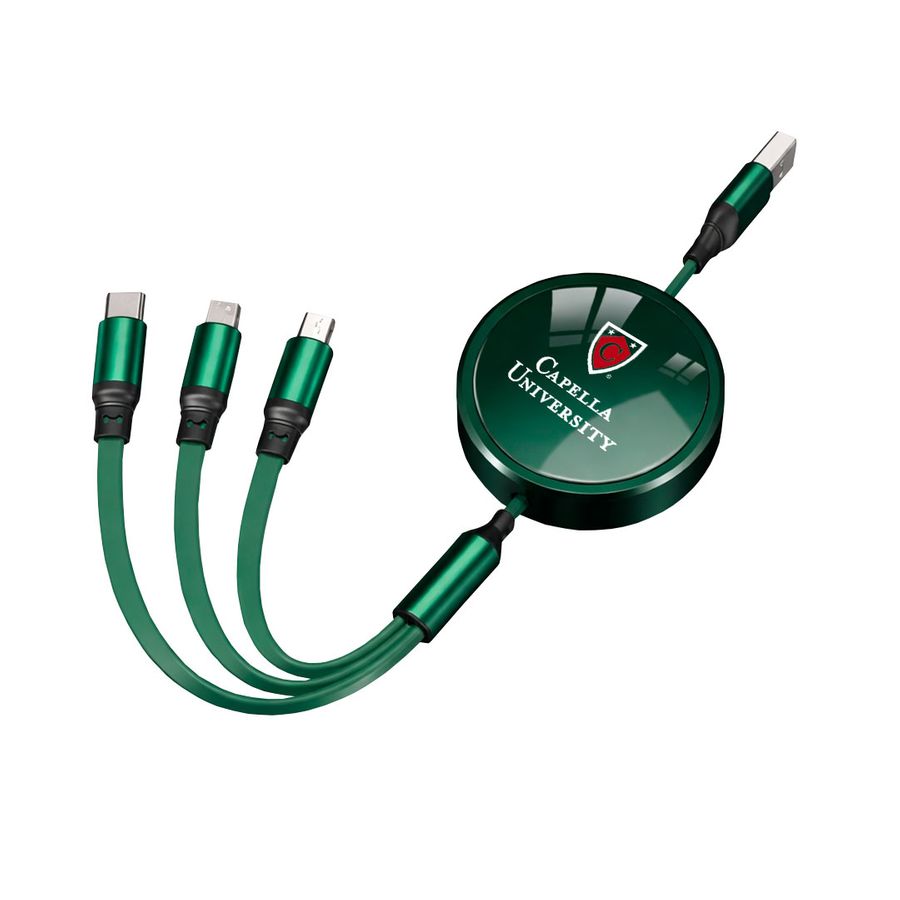 Soft Silicone 3-in-1 Charging Cables - Imprint Now - NZ