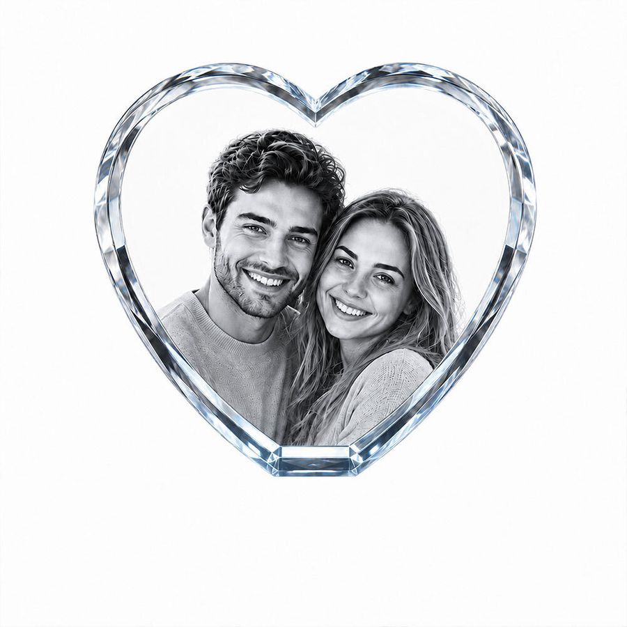 Crystal Engraved Photo Frames - Imprint Now - NZ