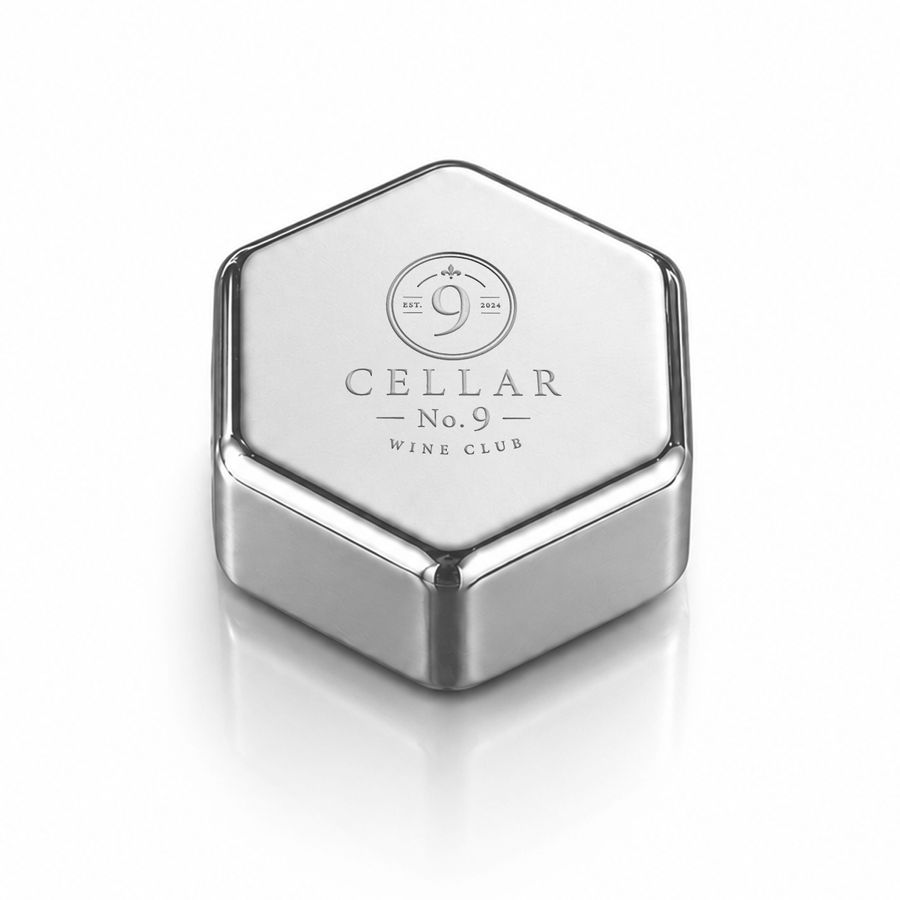 Hexagon Stainless Steel Ice Cubes - Imprint Now - NZ
