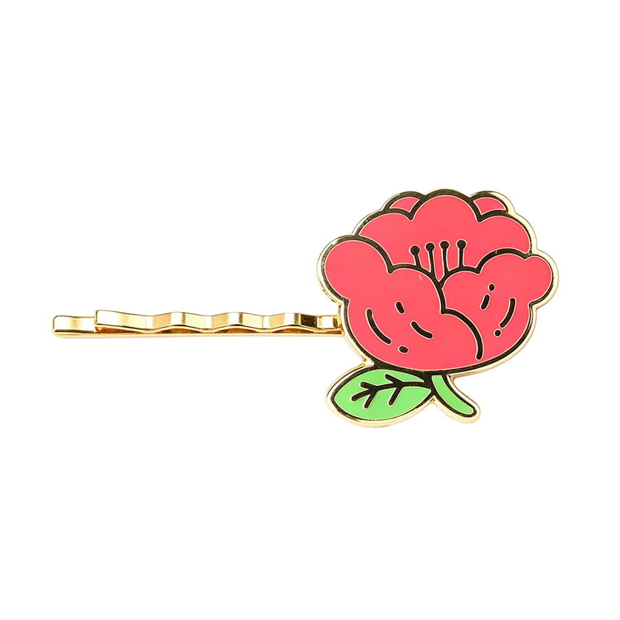 Hard Enamel Metal Hair Clips - Imprint Now - NZ