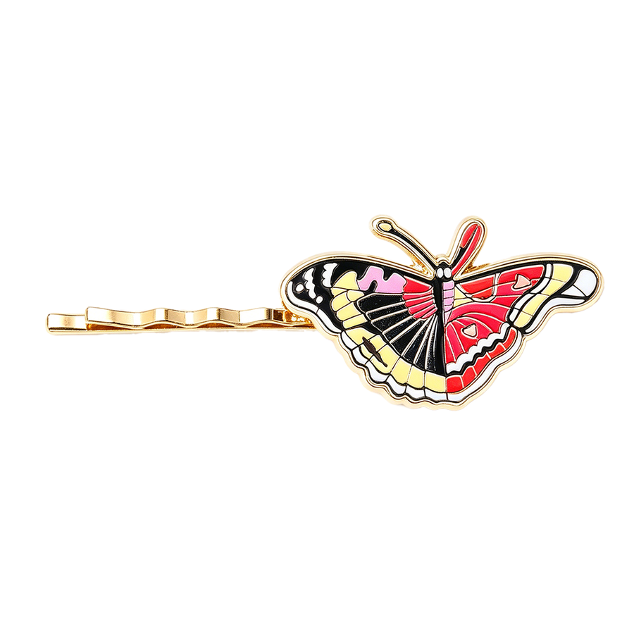 Hard Enamel Metal Hair Clips - Imprint Now - NZ