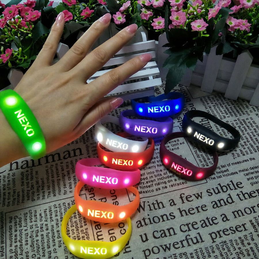 Light Up Silicone Wristbands - Imprint Now - NZ
