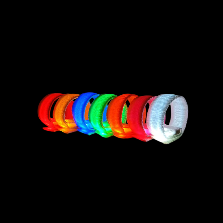 Glow Velcro Wristbands - Imprint Now - NZ