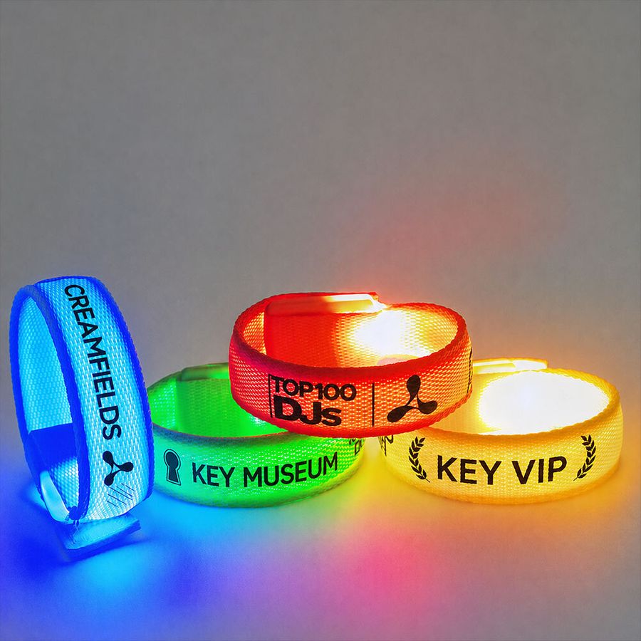 Glow Velcro Wristbands - Imprint Now - NZ