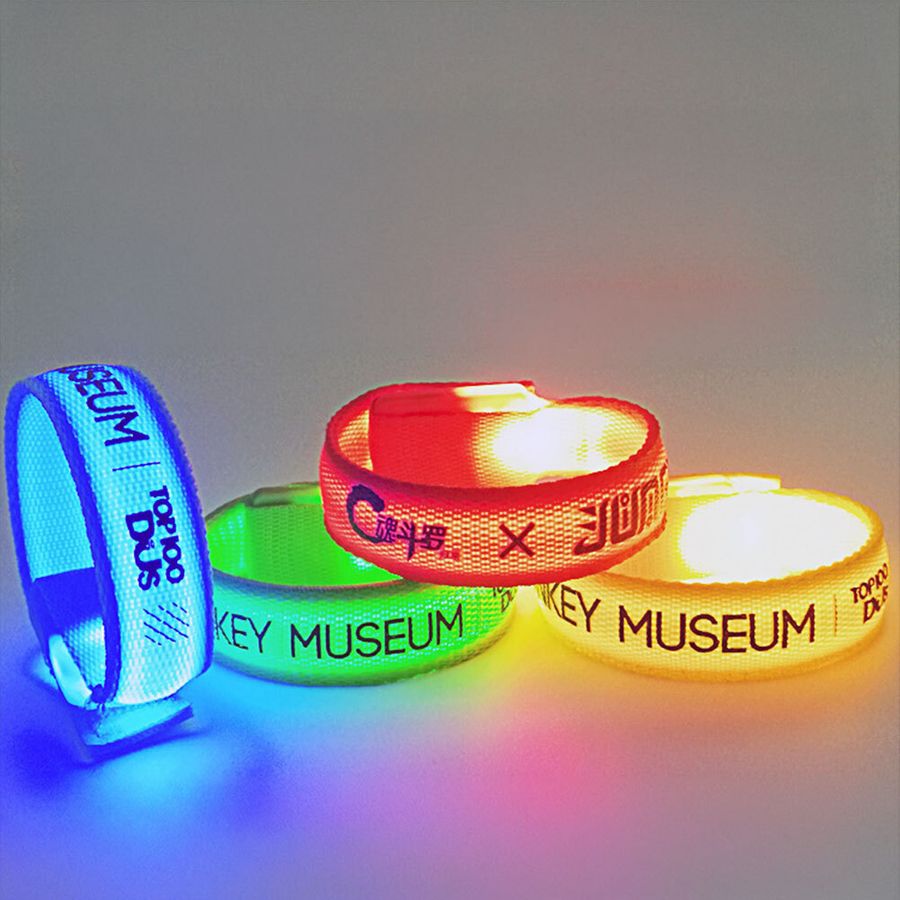 Glow Velcro Wristbands - Imprint Now - NZ