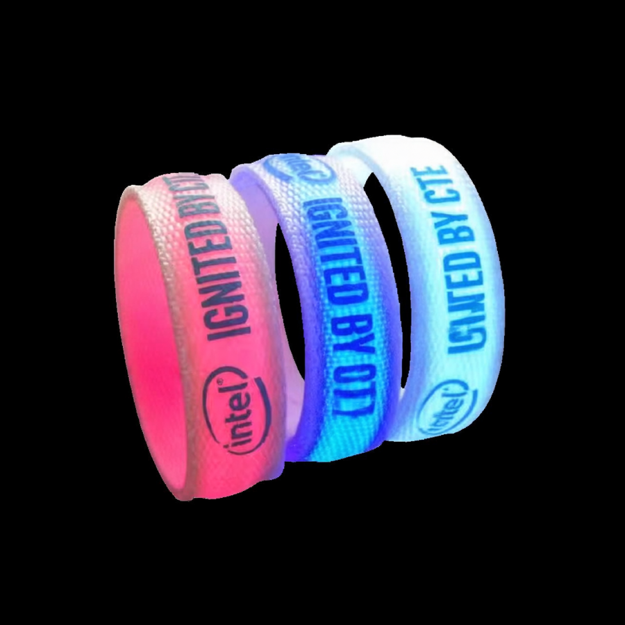 Glow Velcro Wristbands - Imprint Now - NZ
