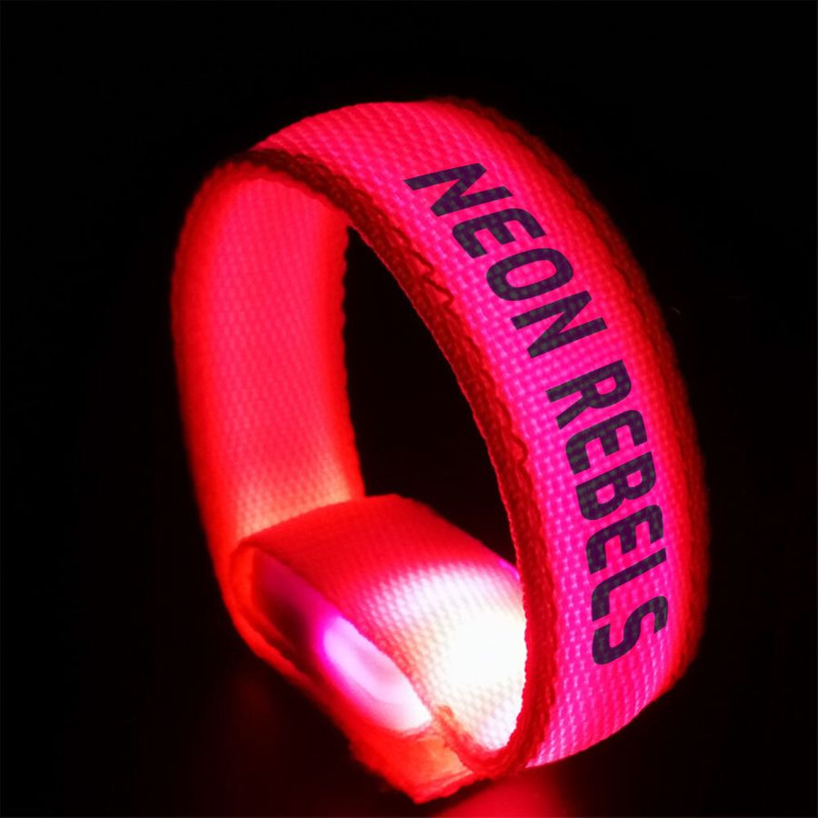 Glow Velcro Wristbands - Imprint Now - NZ