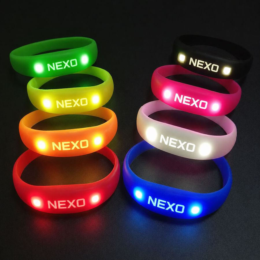 Light Up Silicone Wristbands - Imprint Now - NZ