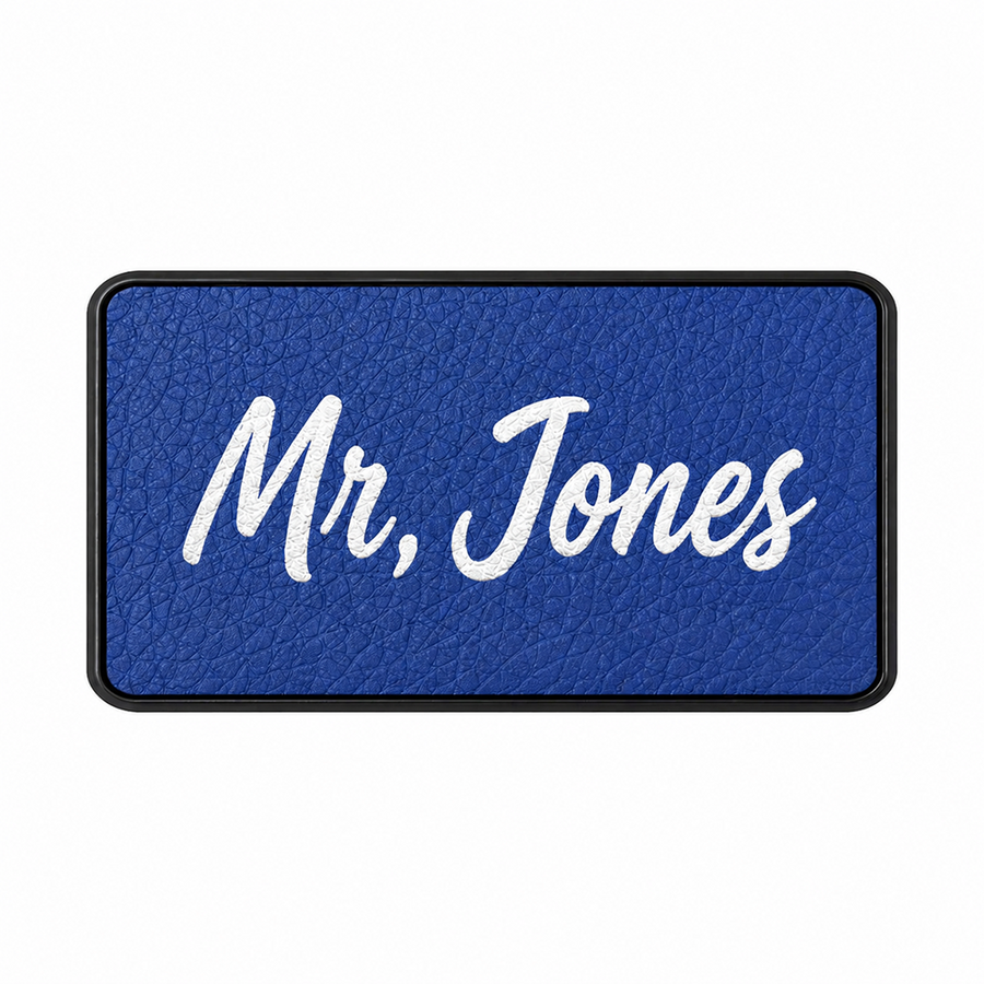 Leather Name Badges - Imprint Now - NZ