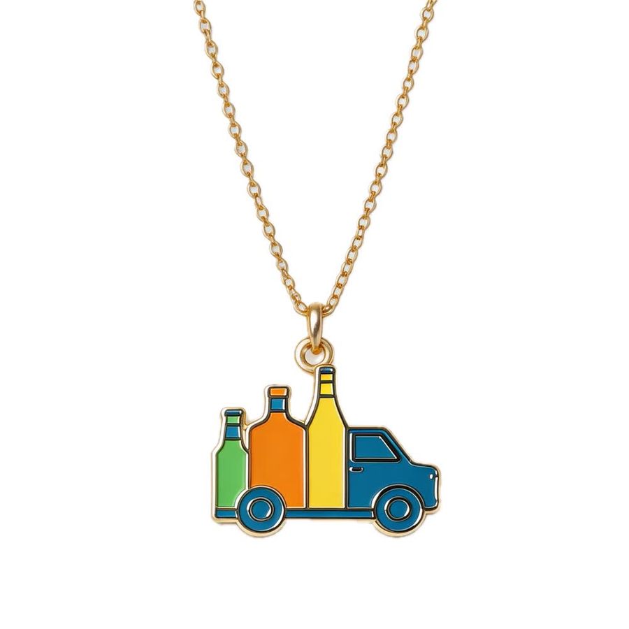 Hard Enamel Charm Necklaces - Imprint Now - NZ