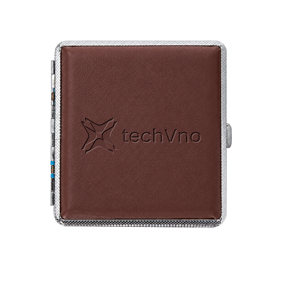 Leather Grain Metal Cigarette Cases - Imprint Now - NZ