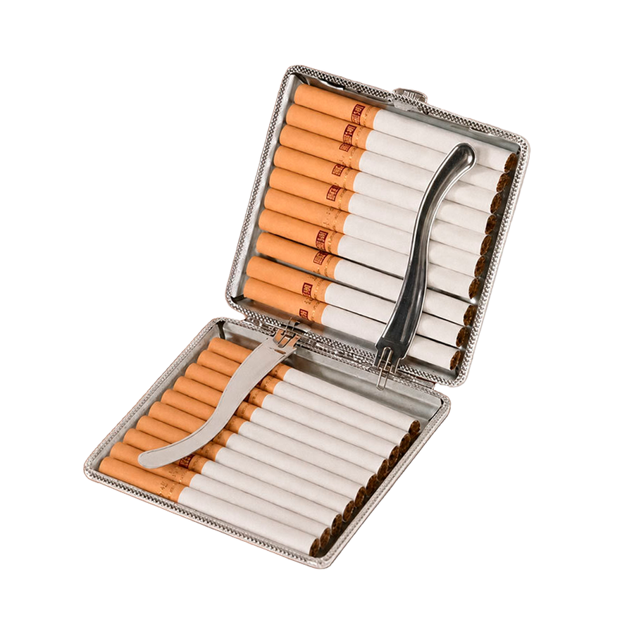 Leather Grain Metal Cigarette Cases - Imprint Now - NZ