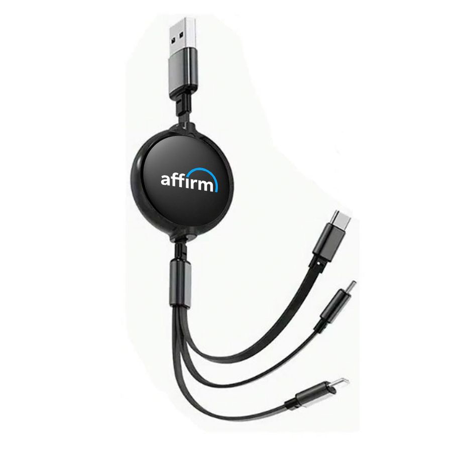 Soft Silicone 3-in-1 Charging Cables - Imprint Now - NZ