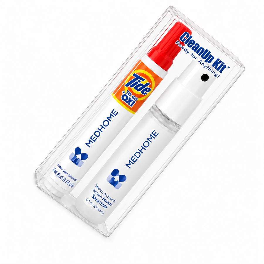 CleanUp Kit - Tide® to Go + Oxi and Sani-Pen® Clipless™ Travel Kits - Imprint Now - NZ