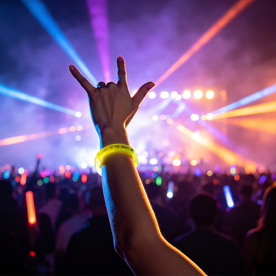 Custom Acrylic Glow Bracelets - Imprint Now - NZ