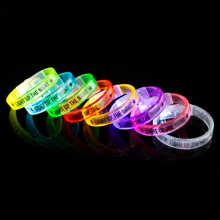 Custom Acrylic Glow Bracelets - Imprint Now - NZ