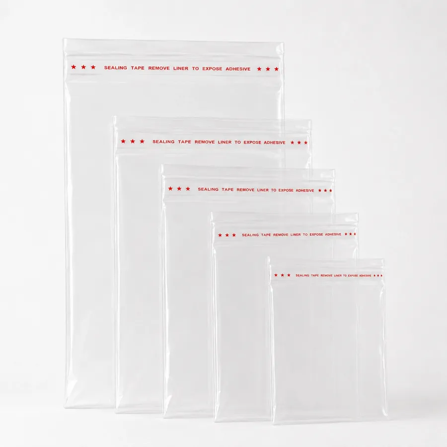 Resealable Clear Poly Bags - Imprint Now - NZ
